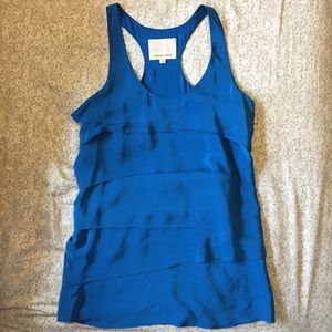 Madison Marcus Silk Tiered Tank